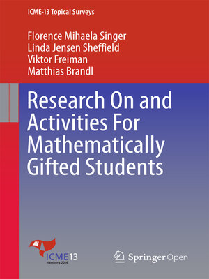 cover image of Research On and Activities For Mathematically Gifted Students